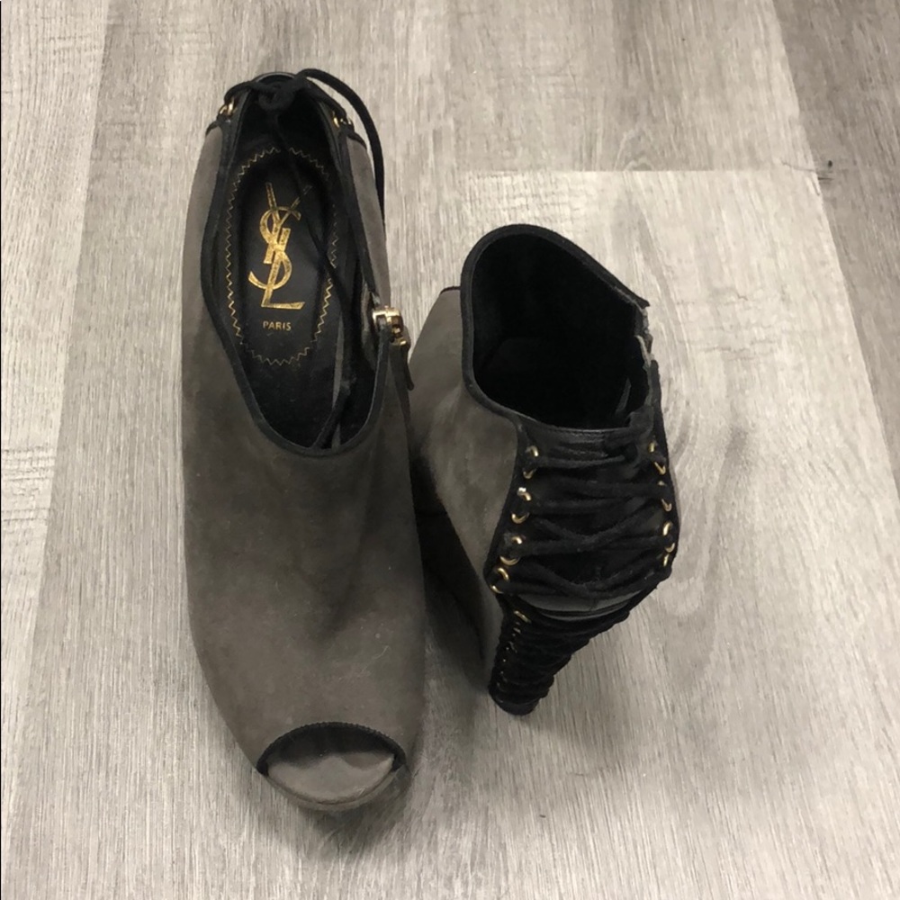 Saint Laurent heeled wedges